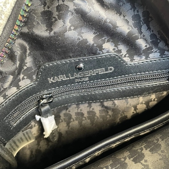 Karl Lagerfeld Silver Mini Backpack - Picture 10 of 13